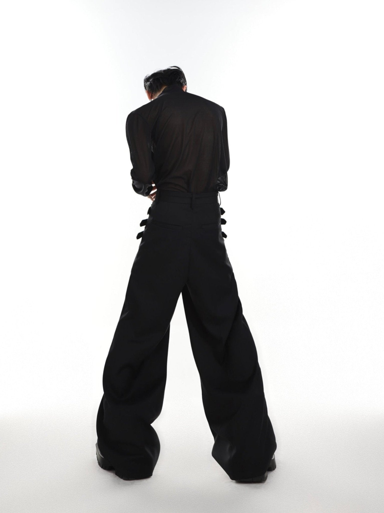 ArguE CulturE Metal Belt Trim Trousers - COPPING THREADS - ArguE CulturE