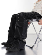 ArguE CulturE Metal Stud PU Trousers - COPPING THREADS - ArguE CulturE