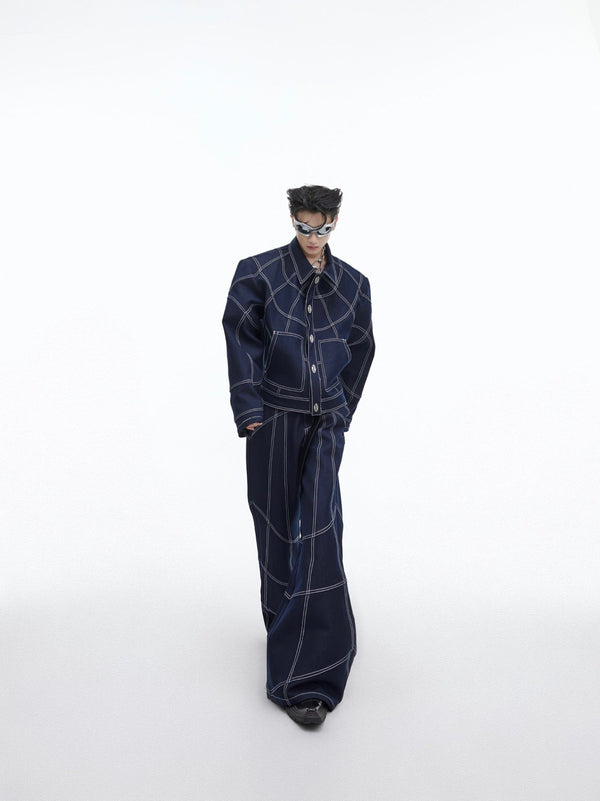 ArguE CulturE Multi - line Vintage Washed Denim - COPPING THREADS - ArguE CulturE