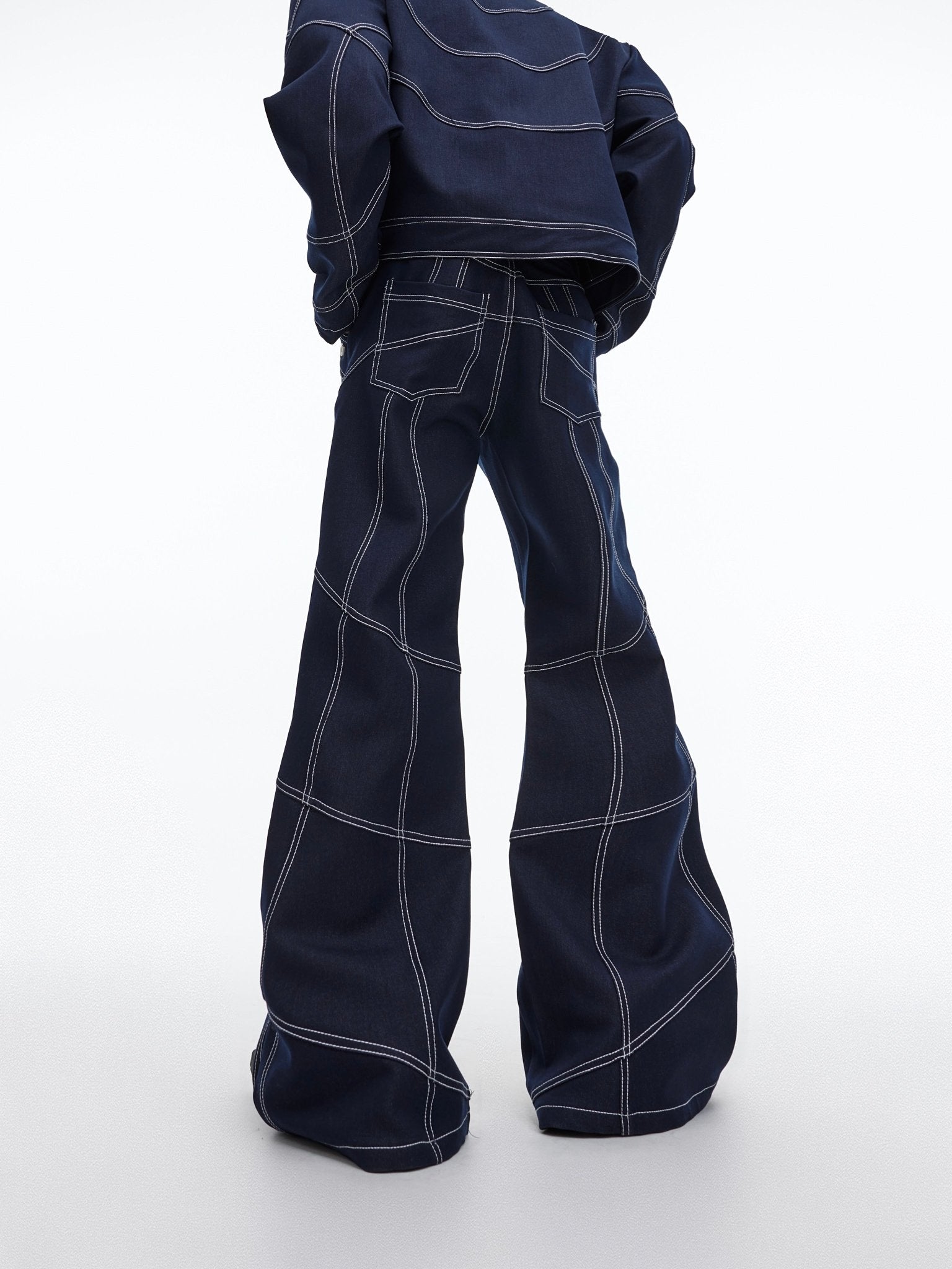 ArguE CulturE Mehrzeiliger Vintage Washed Denim Zweitbild