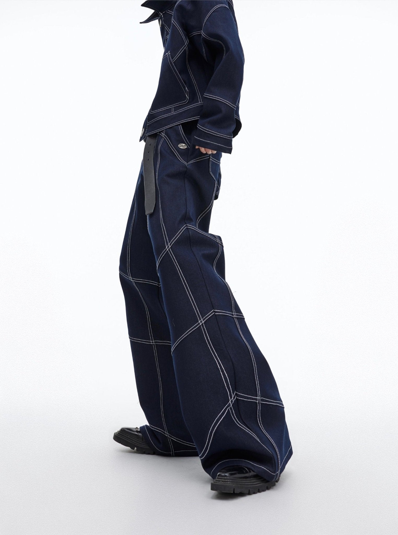 ArguE CulturE Multi - line Vintage Washed Denim - COPPING THREADS - ArguE CulturE 메인 이미지