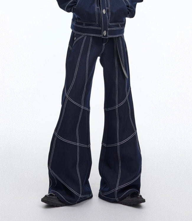 ArguE CulturE Multi - line Vintage Washed Denim Jacket - COPPING THREADS - ArguE CulturE Hover Image