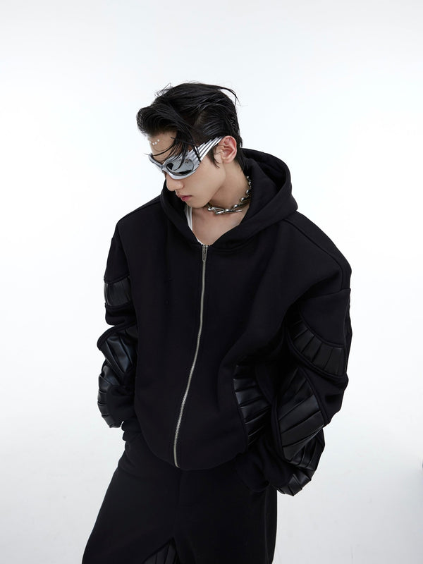 ArguE CulturE PU Leather Patchwork Trousers - COPPING THREADS - ArguE CulturE