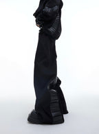 ArguE CulturE PU Leather Patchwork Trousers - COPPING THREADS - ArguE CulturE