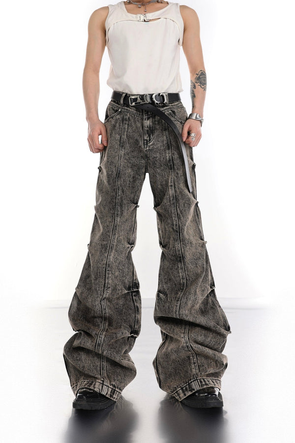 ArguE CulturE Retro Wash Distressed Denim - COPPING THREADS - ArguE CulturE