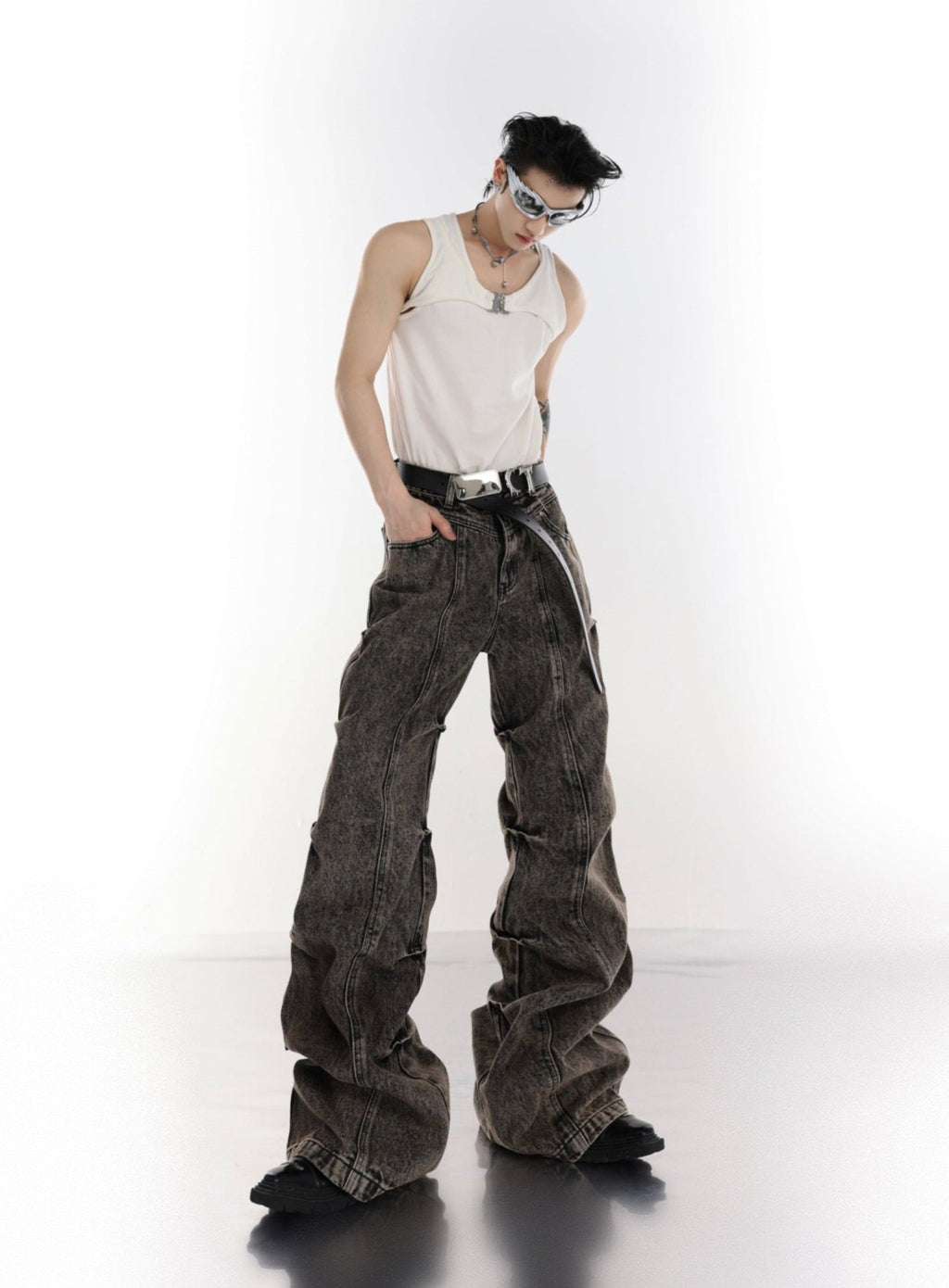 ArguE CulturE Retro Wash Distressed Denim - COPPING THREADS - ArguE CulturE