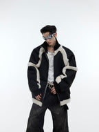 ArguE CulturE Sheep Wool Thickened PU Leather Jacket - COPPING THREADS - ArguE CulturE