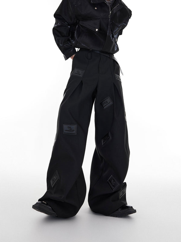 ArguE CulturE Textured Leather Pressed Trousers - COPPING THREADS - ArguE CulturE