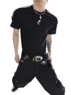 ArguE CulturE Tight - fitting Texture Tee - COPPING THREADS - ArguE CulturE