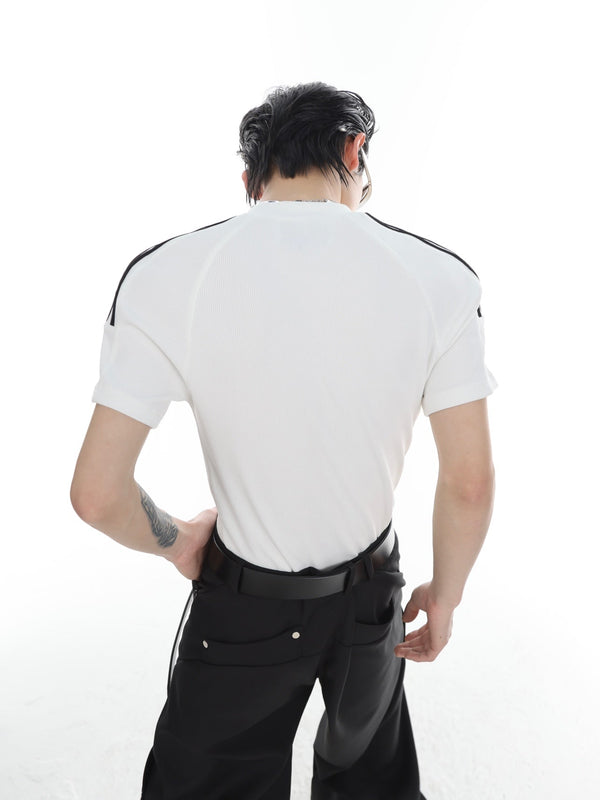 ArguE CulturE Tight - fitting Texture Tee - COPPING THREADS - ArguE CulturE