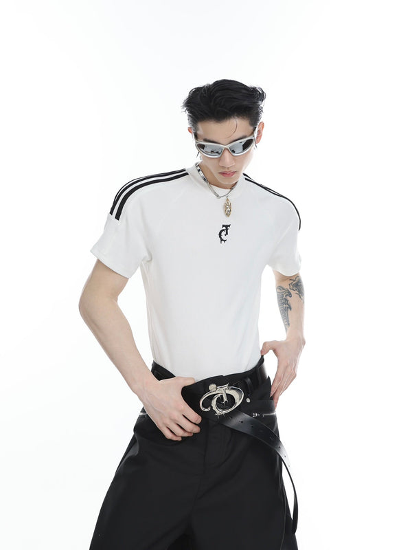 ArguE CulturE Tight - fitting Texture Tee - COPPING THREADS - ArguE CulturE