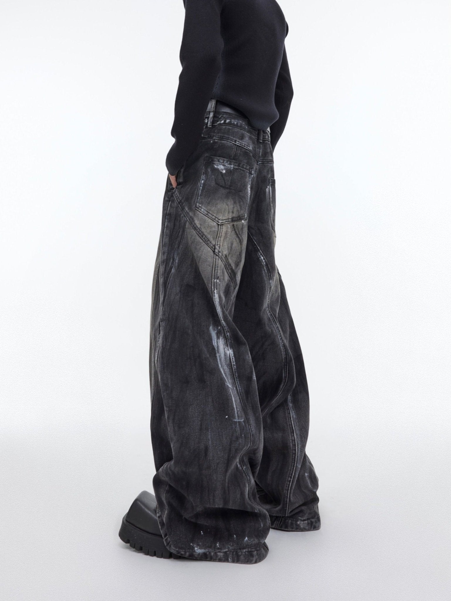 ArguE CulturE Vintage Distressed Loose Denim - COPPING THREADS - ArguE CulturE