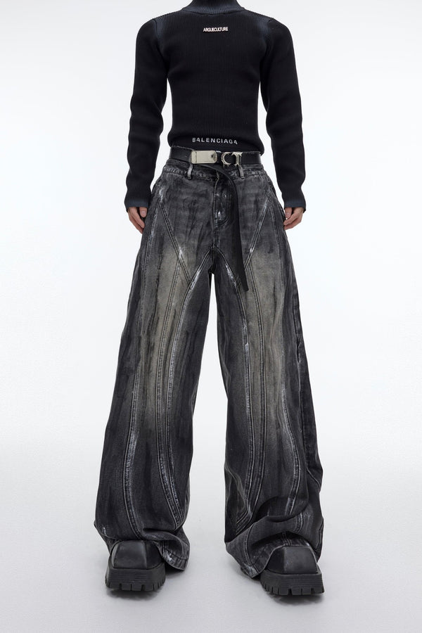 ArguE CulturE Vintage Distressed Loose Denim - COPPING THREADS - ArguE CulturE