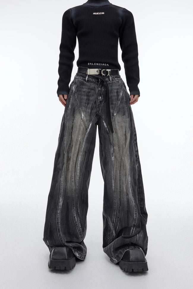 ArguE CulturE Vintage Distressed Loose Denim - COPPING THREADS - ArguE CulturE Hover Image