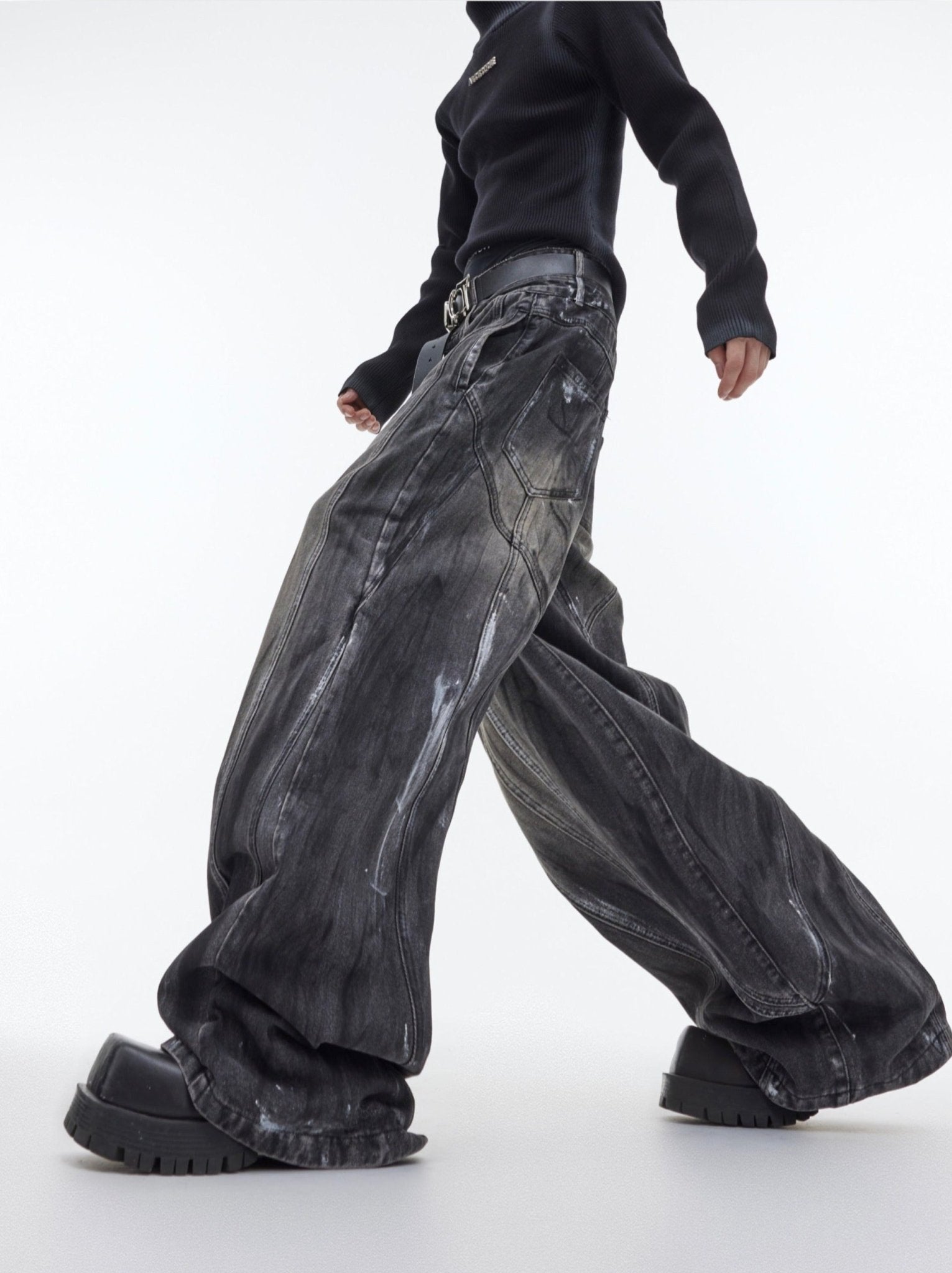 ArguE CulturE Vintage Distressed Loose Denim - COPPING THREADS - ArguE CulturE