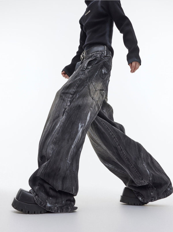 ArguE CulturE Vintage Distressed Loose Denim - COPPING THREADS - ArguE CulturE