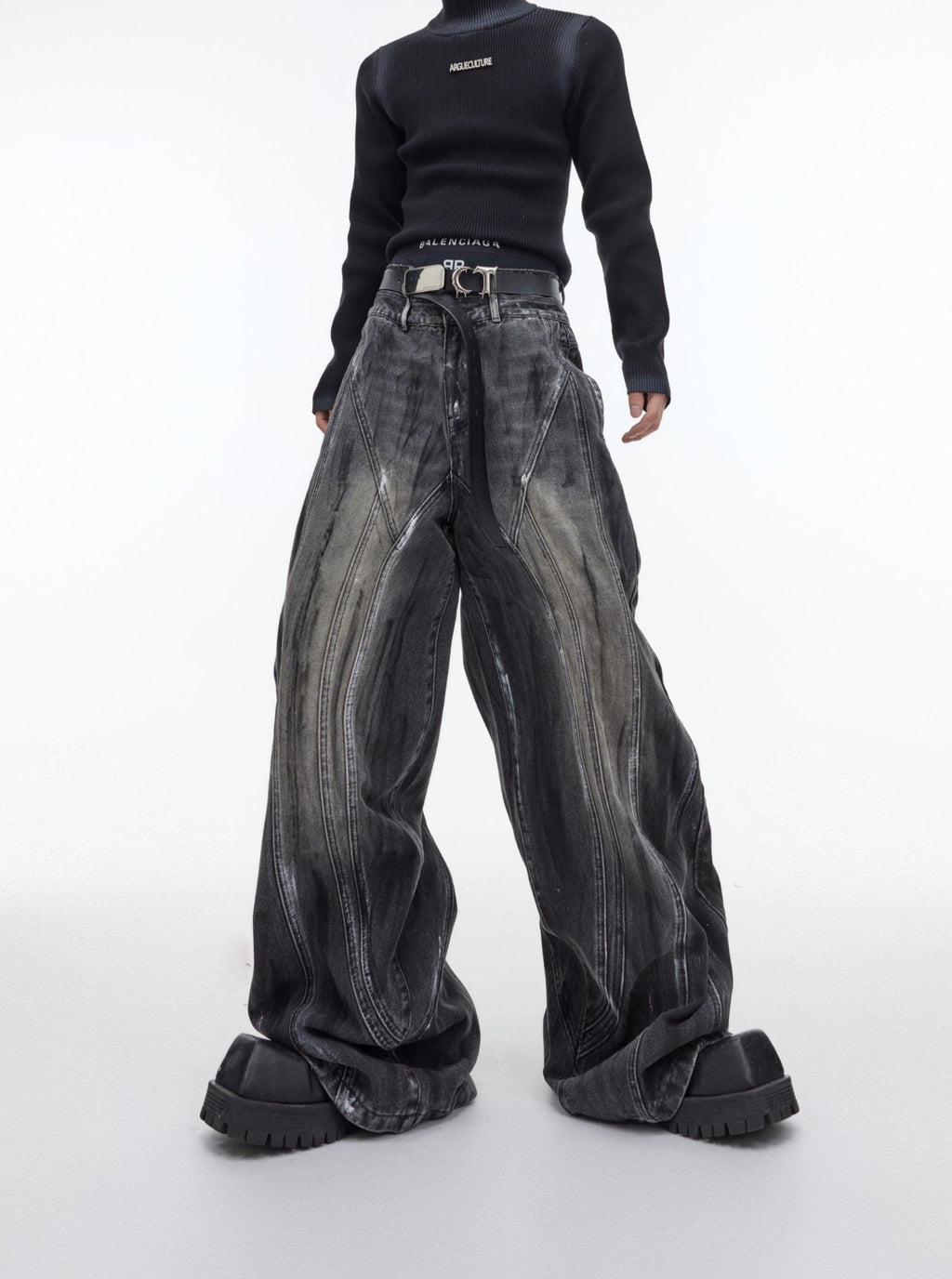 ArguE CulturE Vintage Distressed Loose Denim - COPPING THREADS - ArguE CulturE