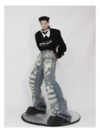 ArguE CulturE Washed Distressed Vintage Denim - COPPING THREADS - ArguE CulturE