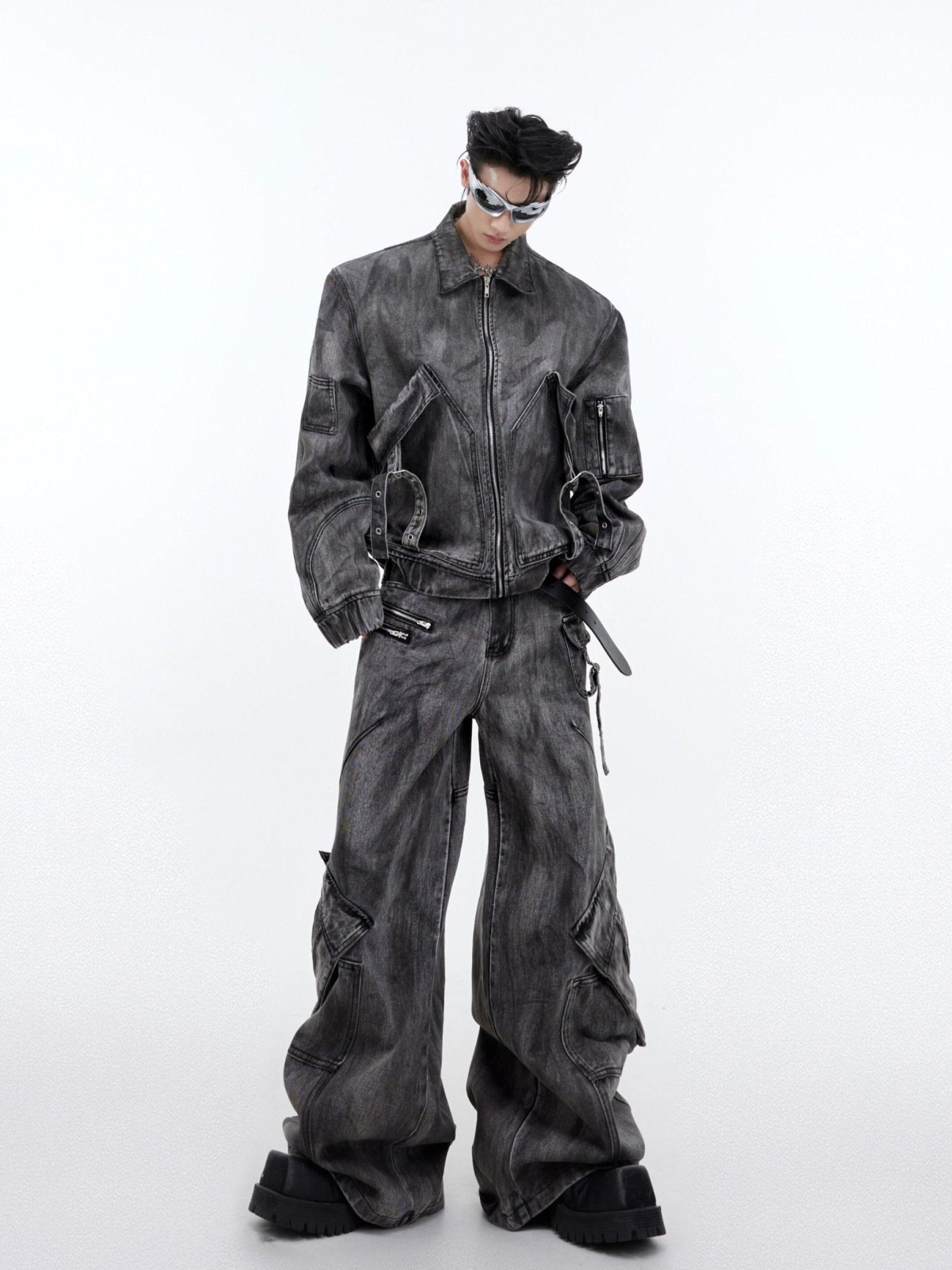 ArguE CulturE Wasteland Style Oversized Pocket Denim - COPPING THREADS - ArguE CulturE