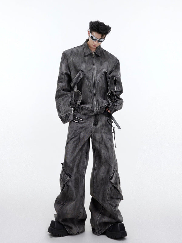ArguE CulturE Wasteland Style Oversized Pocket Denim - COPPING THREADS - ArguE CulturE