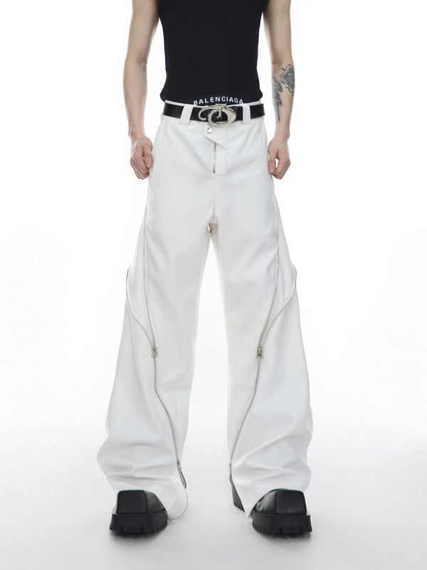ArguE CulturE Zipper Slit Trousers - COPPING THREADS - ArguE CulturE