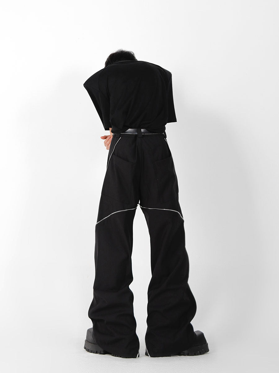ArguE CulturE Zipper Slit Trousers - COPPING THREADS - ArguE CulturE