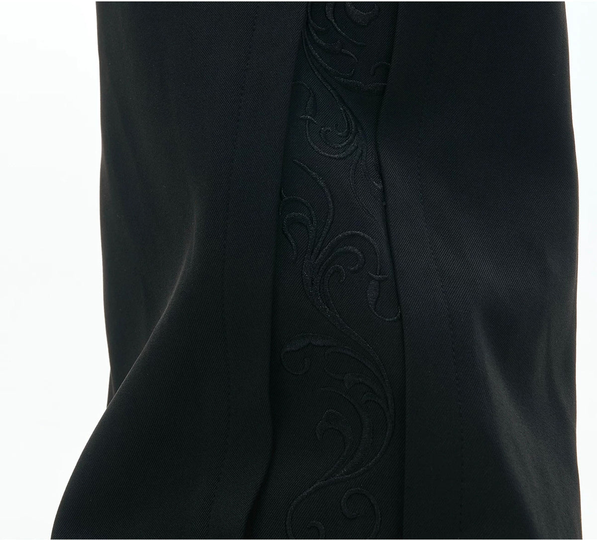 Argue Culture Embroidered Wide-Leg Tailored Pants - product detail view 7