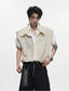 Argue Culture Layered Stripe Relaxed Short-Sleeve Shirt - product detail view 3