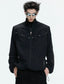 Embroidered Stand-Collar Lightweight Jacket — Black - Top — styling view 6