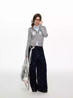 Argyle Colorblock Hooded Cardigan - COPPING THREADS - CHICISLAND