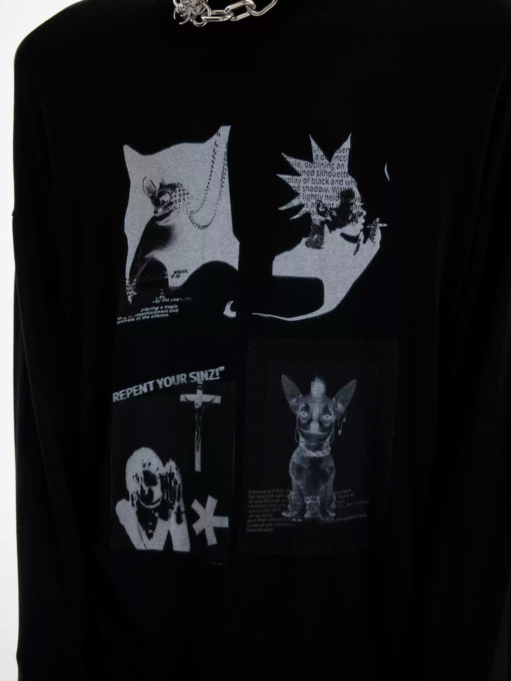 Art-Print Relaxed Long-Sleeve T-Shirt - COPPING THREADS - Argue Culture