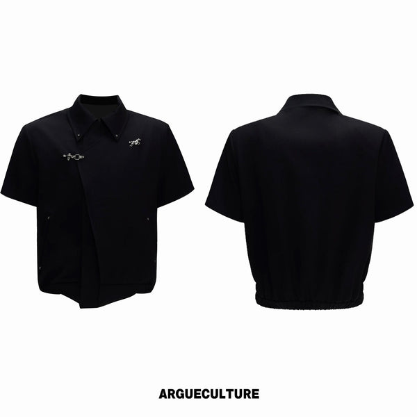 Asymmetric Layered Cropped Jacket Set - COPPING THREADS - Argue Culture