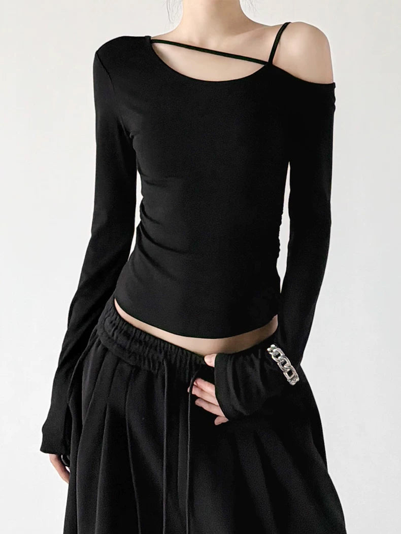 Asymmetric Off-Shoulder Top - COPPING THREADS - CT ORIGINALS