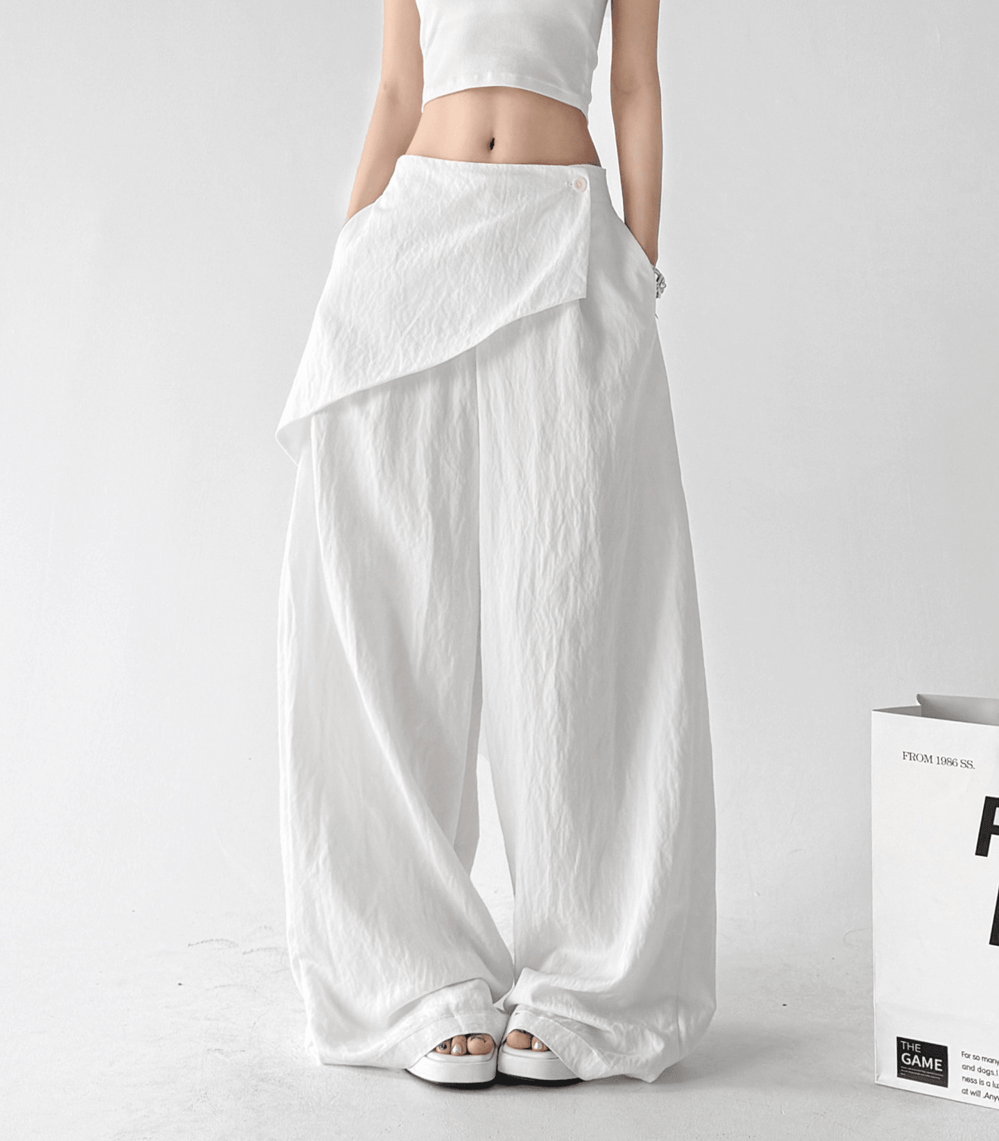 Asymmetrical Wrap Wide - Leg Pants - CT6858 - COPPING THREADS - CT Select