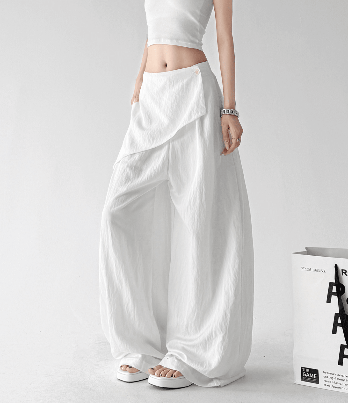 Asymmetrical Wrap Wide - Leg Pants - CT6858 - COPPING THREADS - CT Select