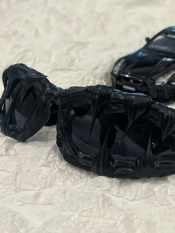Avant - Garde Dark Mutation Handmade Resin Sunglasses - COPPING THREADS - PR