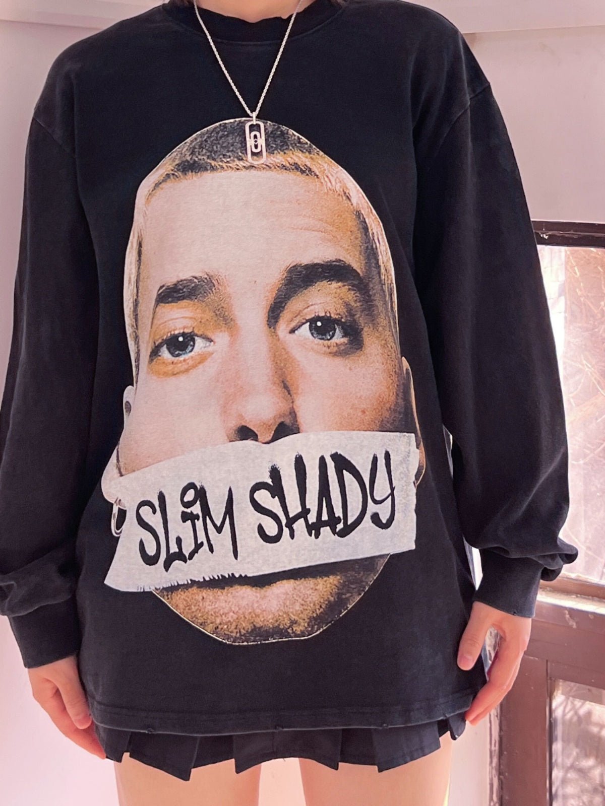 Avatar Print Washed Vintage Long Sleeve Tee - COPPING THREADS - CT Select 메인 이미지