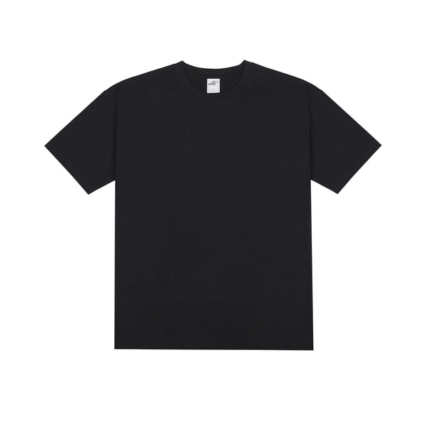 IDLT T-shirt, black front.