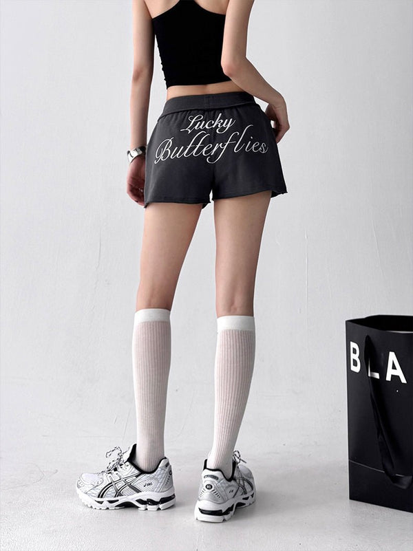 Back-Embroidered Micro Shorts - CT8013 - COPPING THREADS - CT ORIGINALS