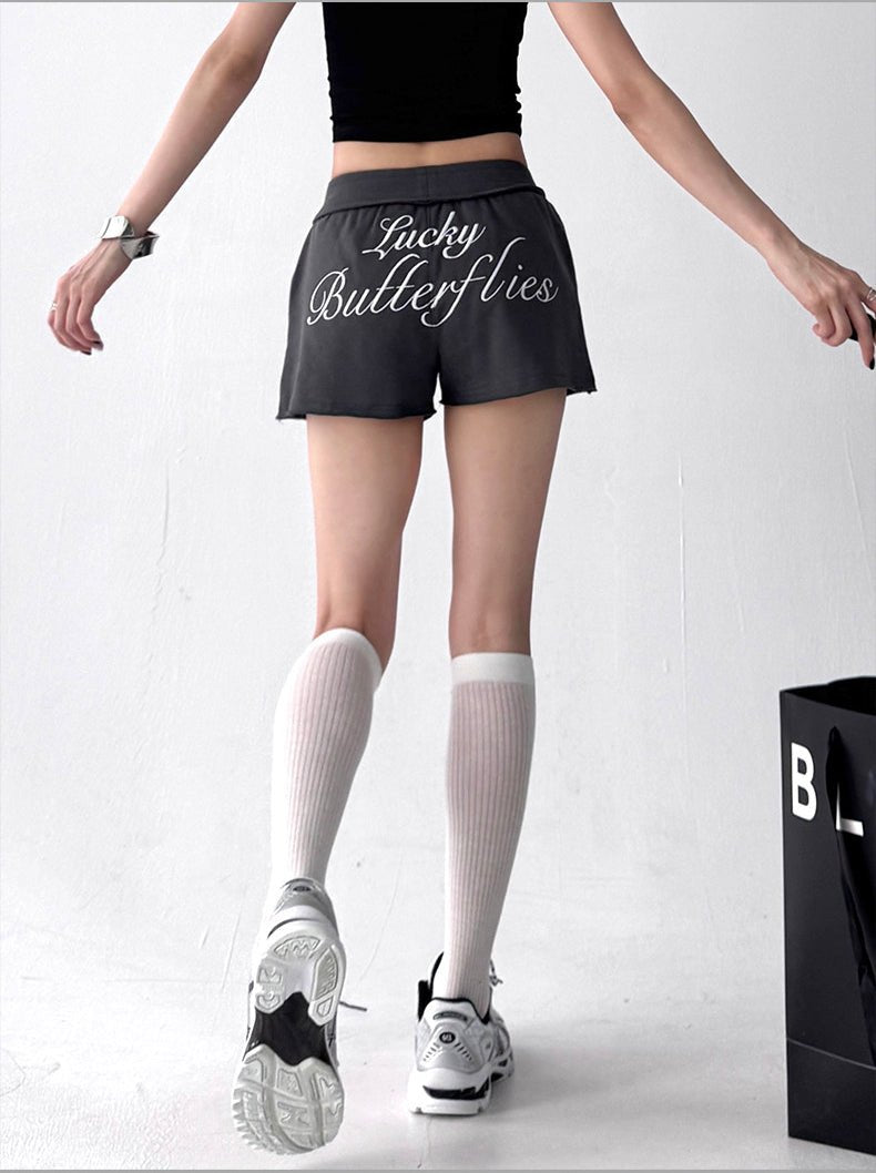 Back-Embroidered Micro Shorts - CT8013 - COPPING THREADS - CT ORIGINALS