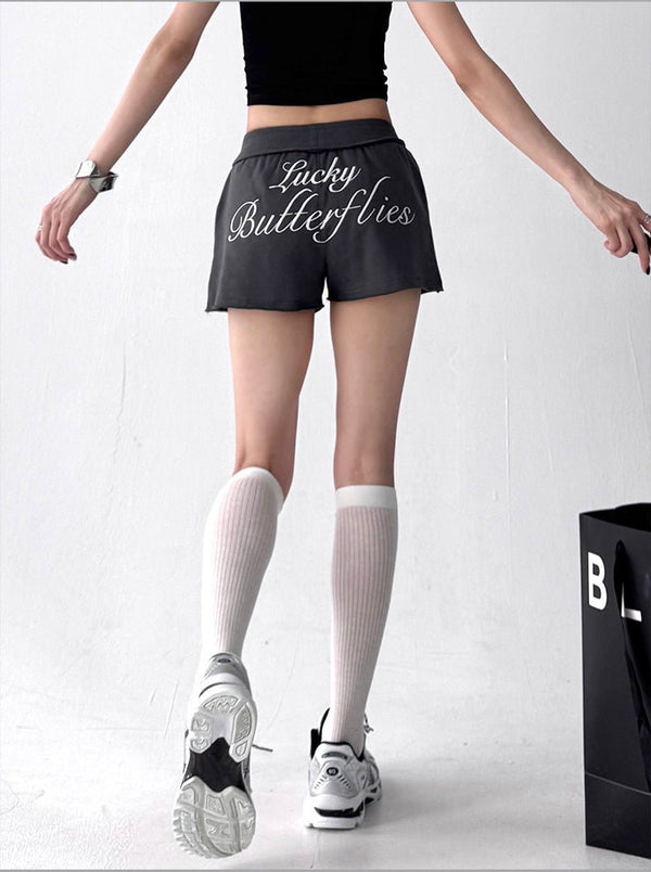Back-Embroidered Micro Shorts - CT8013 - COPPING THREADS - CT ORIGINALS