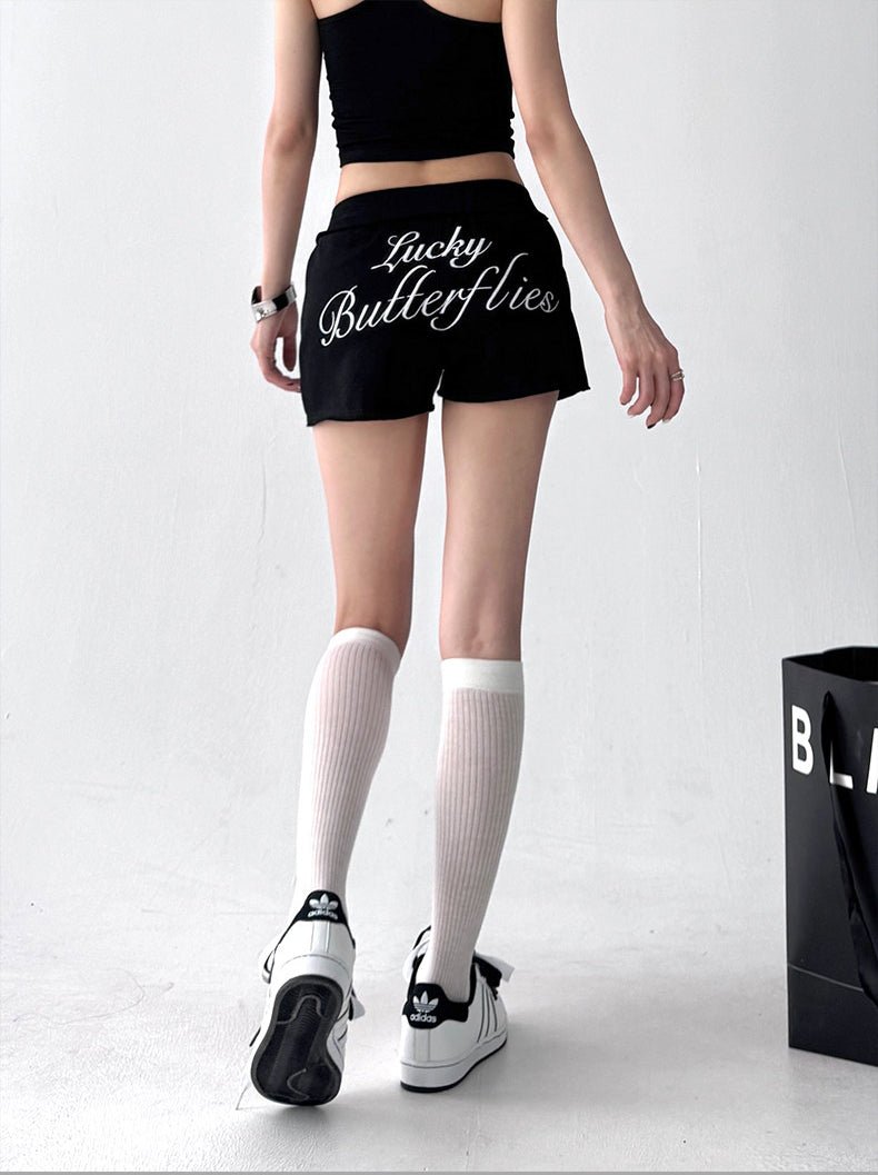 Back-Embroidered Micro Shorts - CT8013 - COPPING THREADS - CT ORIGINALS