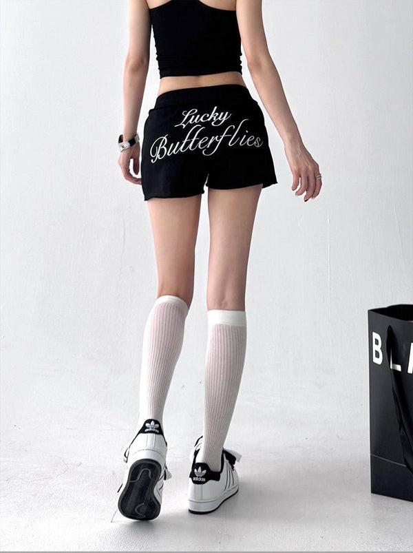 Back-Embroidered Micro Shorts - CT8013 - COPPING THREADS - CT ORIGINALS