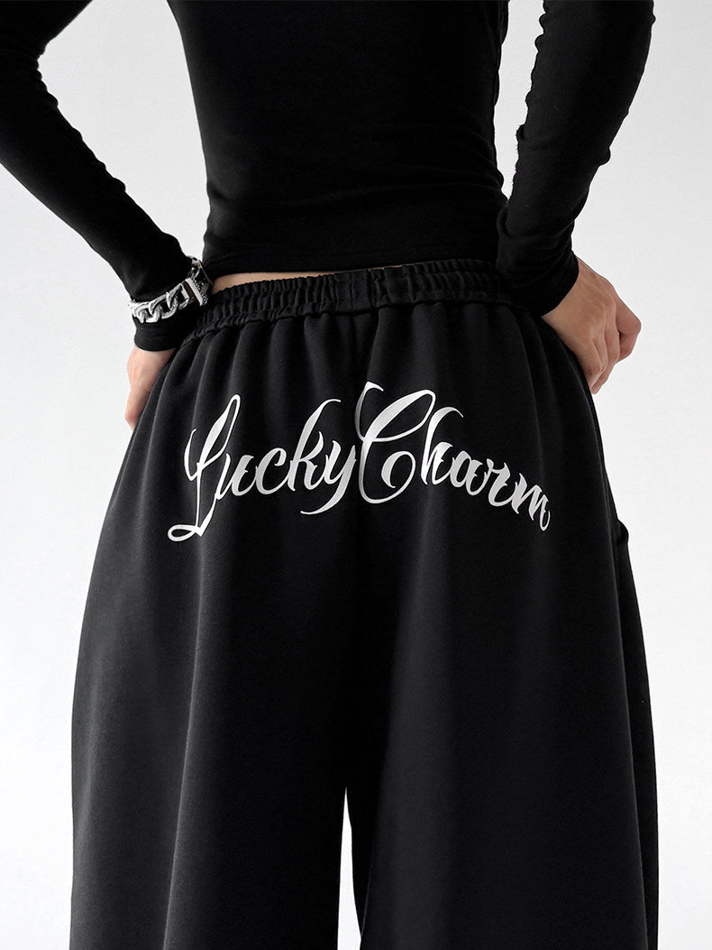 Back-Logo Wide-Leg Sweatpants - CT66256 - COPPING THREADS - CT ORIGINALS