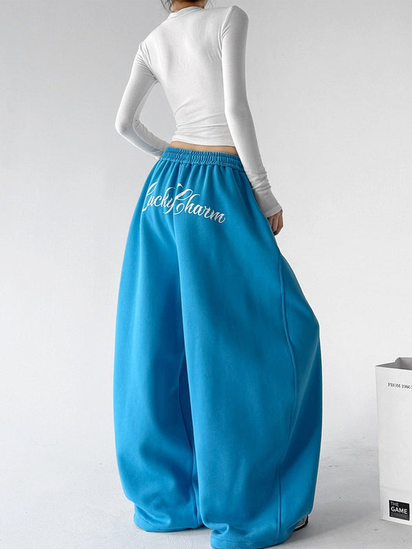 Back-Logo Wide-Leg Sweatpants - CT66256 - COPPING THREADS - CT ORIGINALS