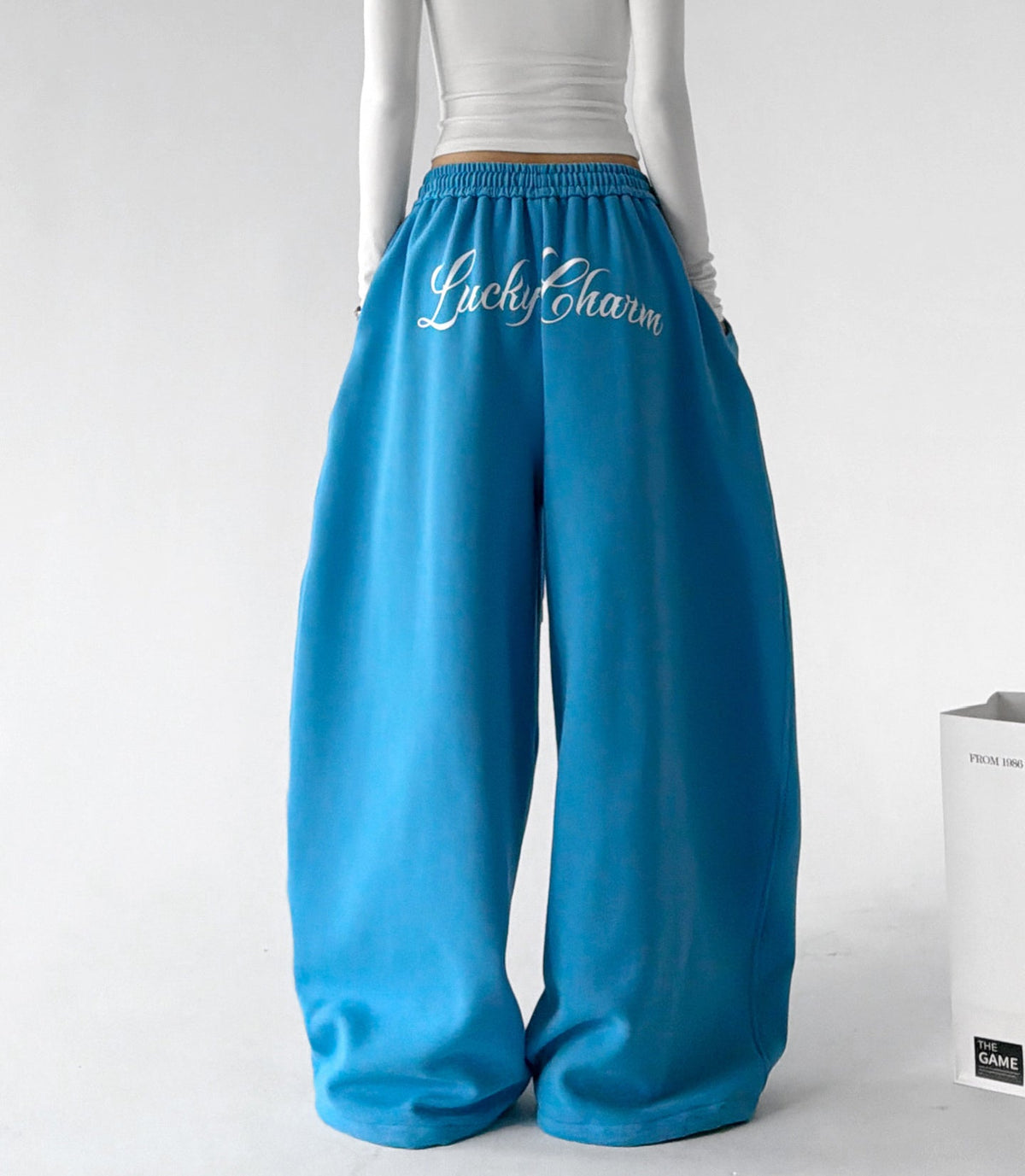 Back-Logo Wide-Leg Sweatpants - CT66256 - COPPING THREADS - CT ORIGINALS