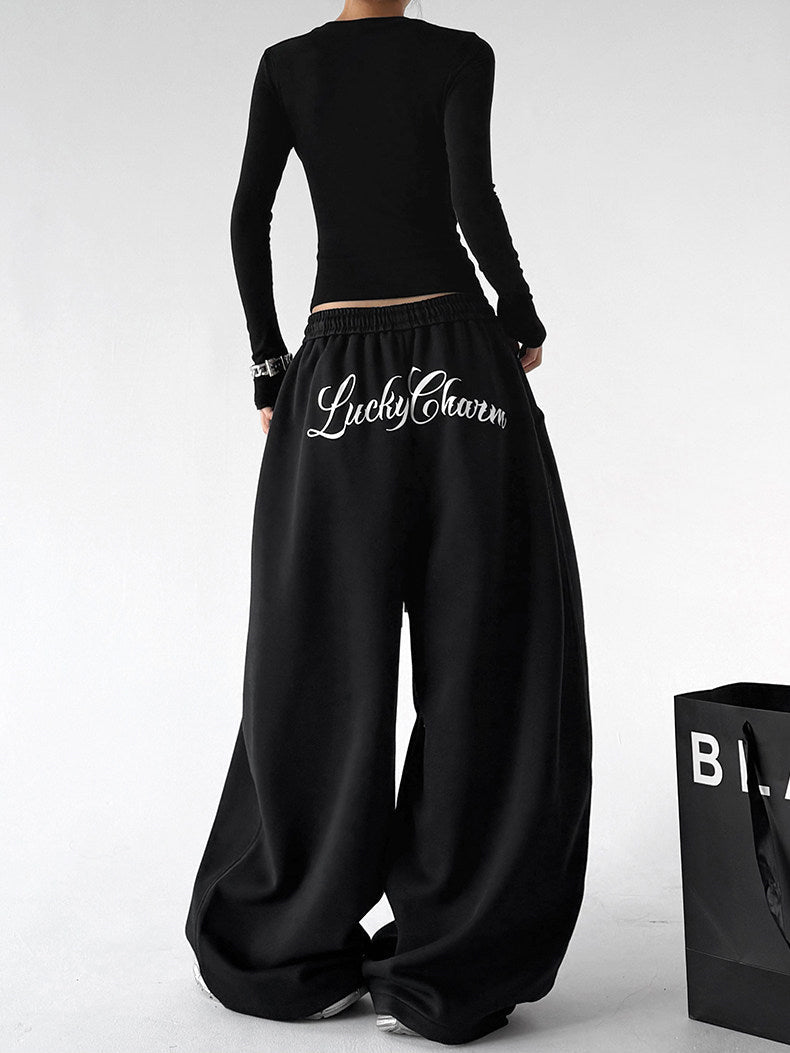 Back-Logo Wide-Leg Sweatpants - CT66256 - COPPING THREADS - CT ORIGINALS
