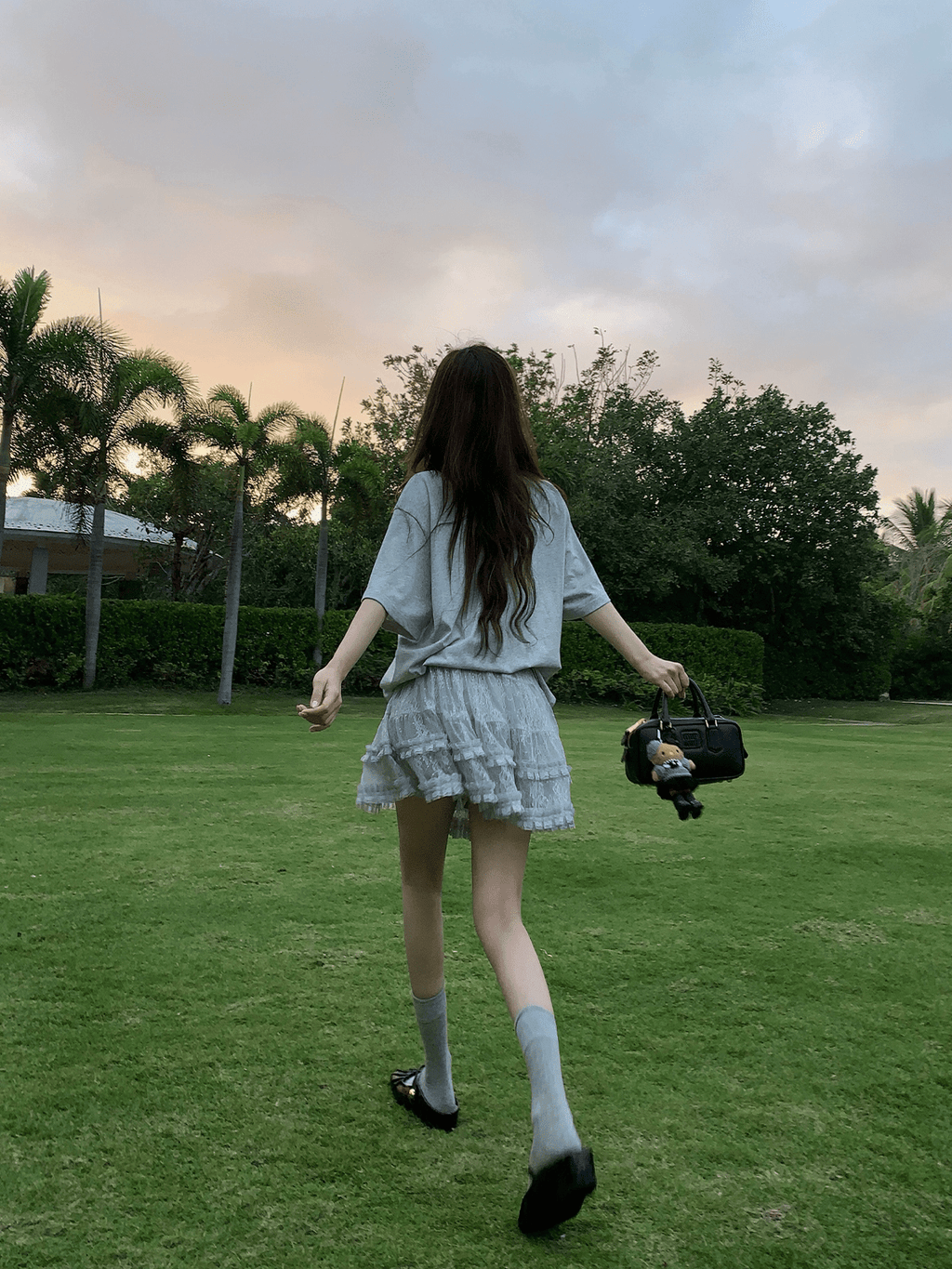 Balletcore Graphic Tee & Layered Tulle Cake Skirt Set - COPPING THREADS - LulusMiracle