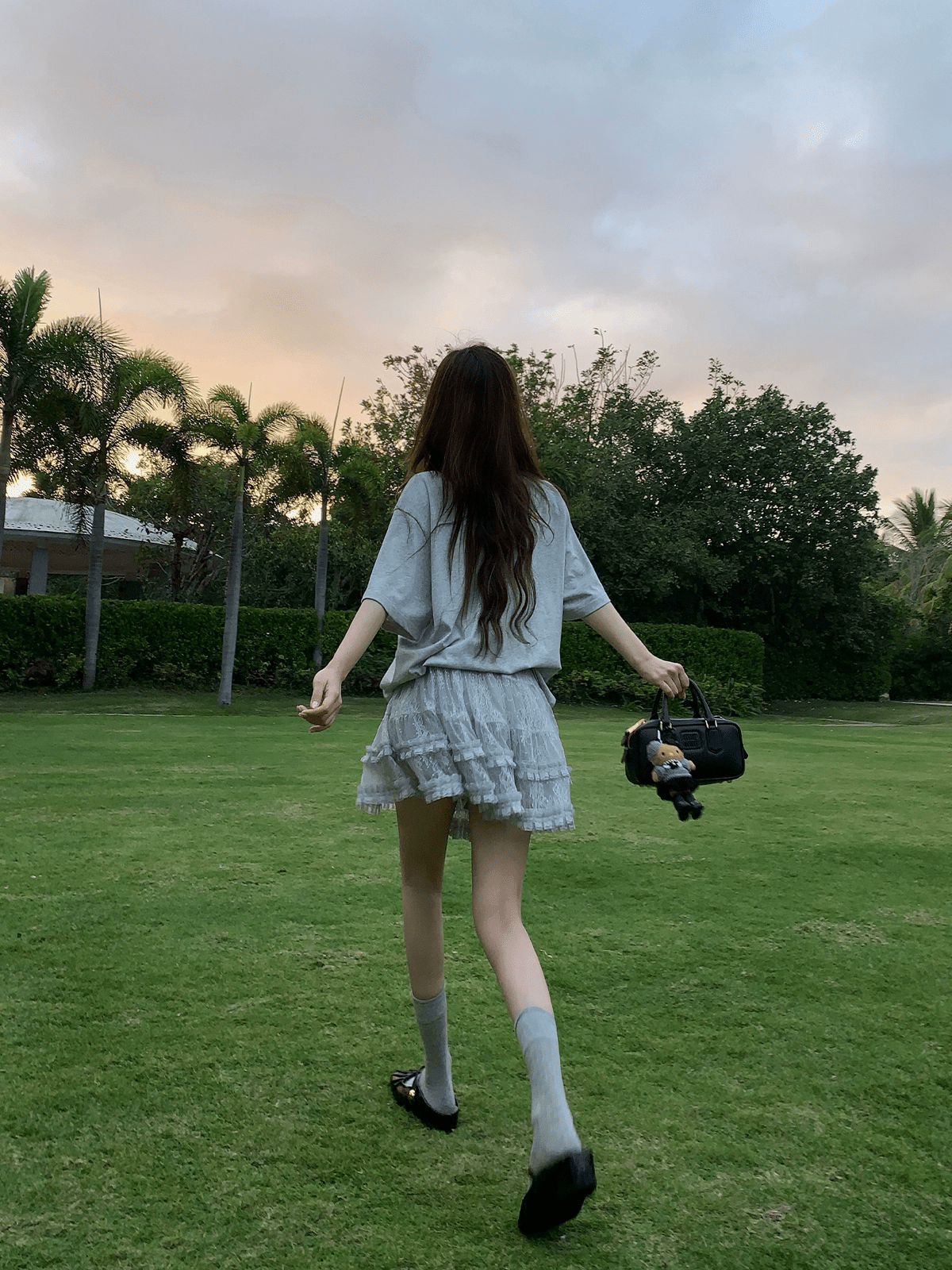 Balletcore Graphic Tee & Layered Tulle Cake Skirt Set - COPPING THREADS - LulusMiracle