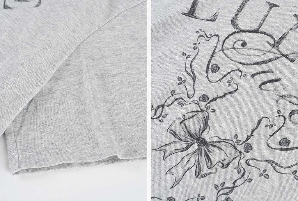 Balletcore Graphic Tee & Layered Tulle Cake Skirt Set - COPPING THREADS - LulusMiracle